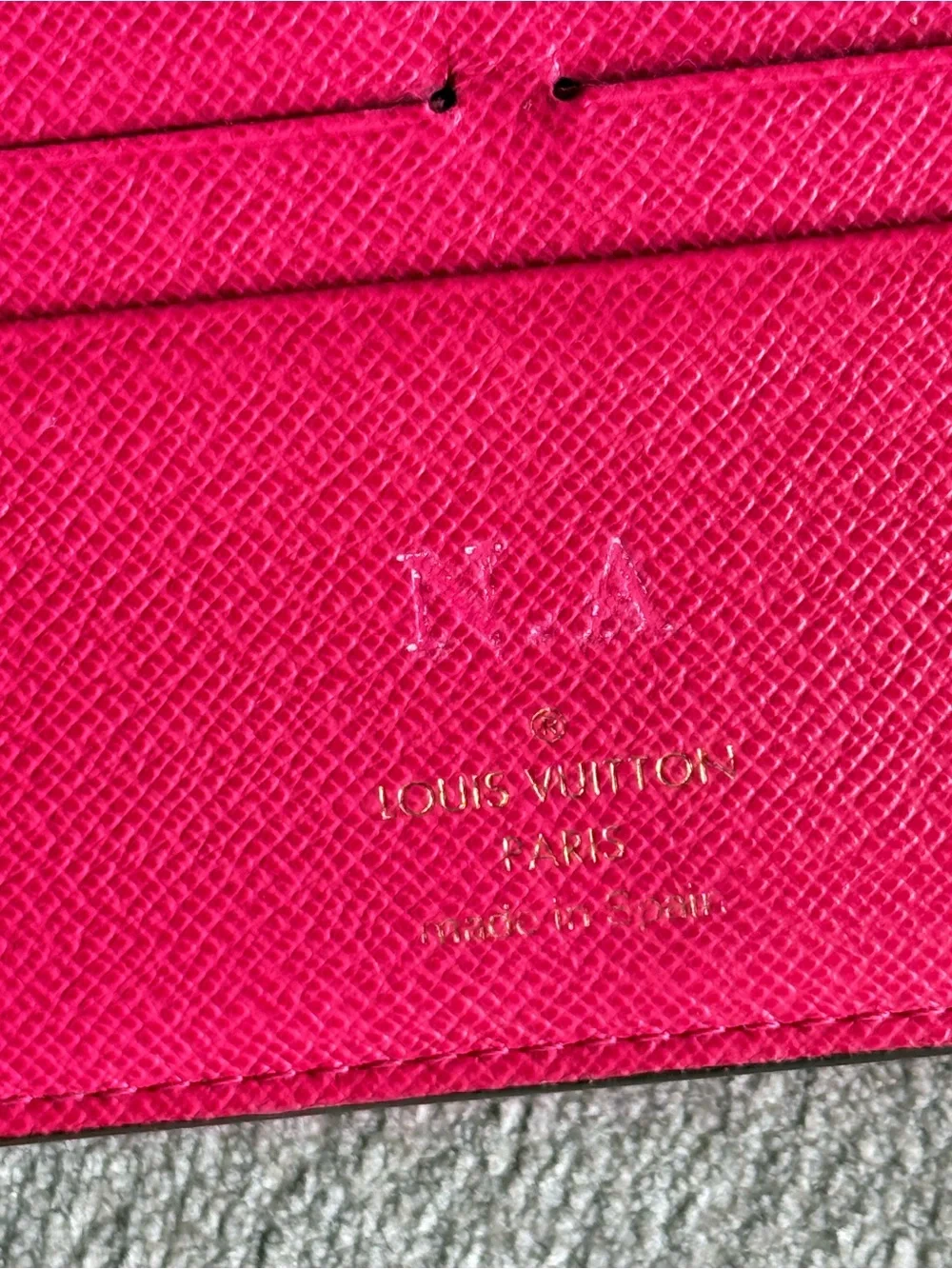 Louis Vuitton Brown Monogram Insolite Wallet with Pink Interior Authentic